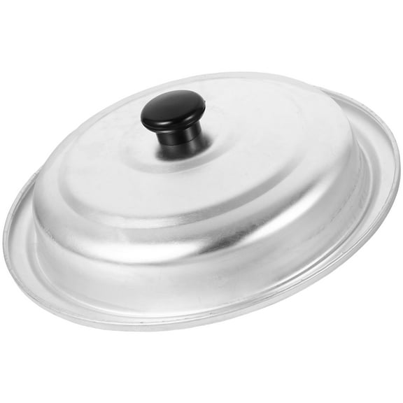WRITWAA Aluminum Pan Lid Replacement with Nonslip Handle, Multi-Size Fit, Cookware Cover for Home Kitchen Use, 1 Piece