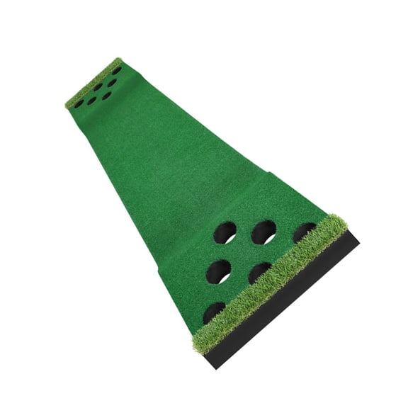 WRITWAA Green Multi-Hole Golf Putting Mat Indoor Trainer Soft Comfortable Swing Cushion