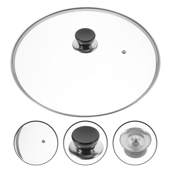 WRITWAA Transparent Lid with Steam Vent for Cooking, Kitchen Cookware Cover