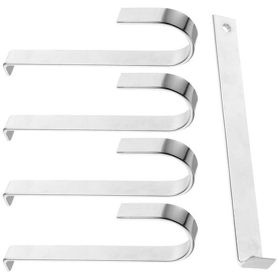WRITWAA Stainless Steel Sliding Hooks for Vinyl Siding Decoration, No Drilling Required, 1 Set Hardware