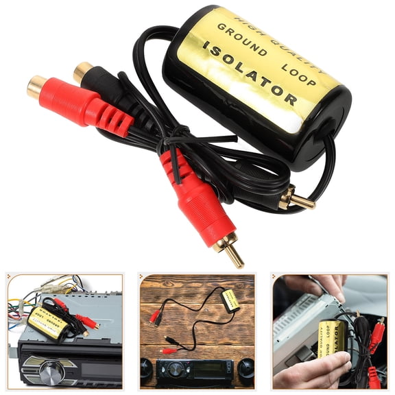 WRITWAA Audio Signal Isolator Car Amplifier Noise Filter Copper Multi 1Pcs