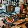 thumbnail image 1 of WRITWAA Non Stick Aluminium Tamagoyaki Pan for Kitchen Use Ideal for Frying Omelettes Black 7.87 x 7.87 x 1.97 Inches, 1 of 5