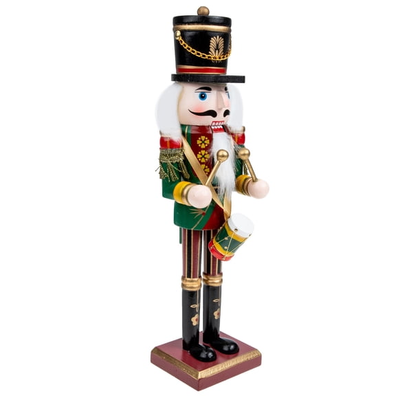 WRITWAA Nutcracker Desktop Ornament Christmas Decoration 1 Piece Painted Photo Prop for Holiday Home Decor