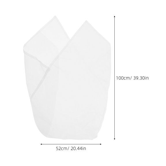 WRITWAA White Nylon Steamer Cloth for Rice Cooking, Reusable Non-Stick Cooking Net for Healthy Food Preparation