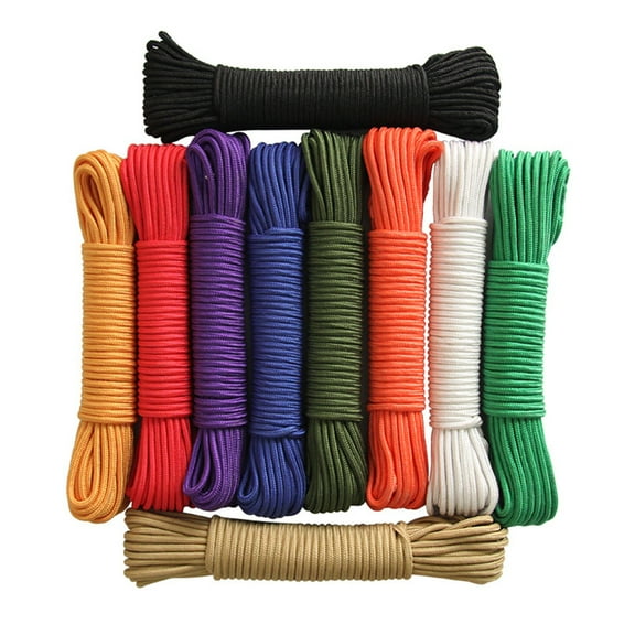 WRITWAA Solid Braided Blue Nylon Rope Rot Resistant for Camping and Outdoor Use