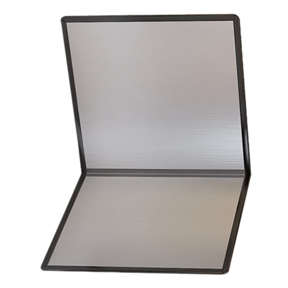 WRITWAA baffle board for wood stove stainless steel silver 2Set
