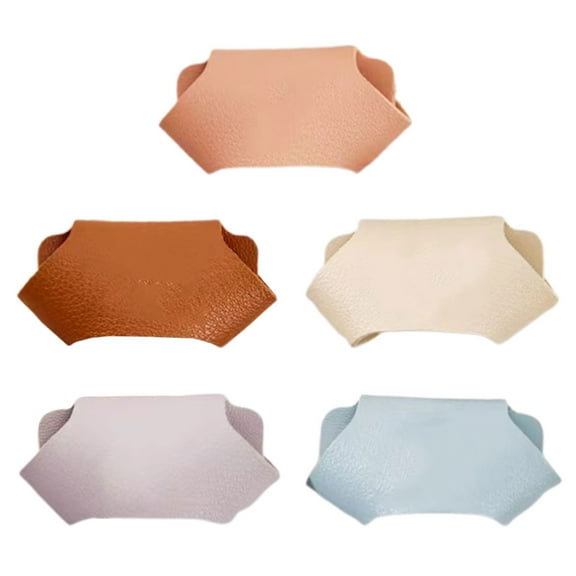 WRITWAA Stethoscope Id Tags Writwaa PU Assorted Color Durable Nurse Identifications 5Pcs