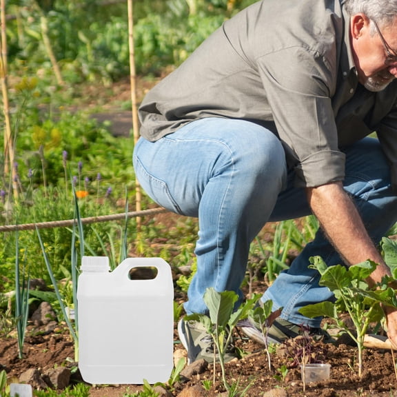 WRITWAA White Plastic Storage Bucket, Thick PE Material, Large Capacity Multipurpose Container for Home, Garden & Outdoor Use