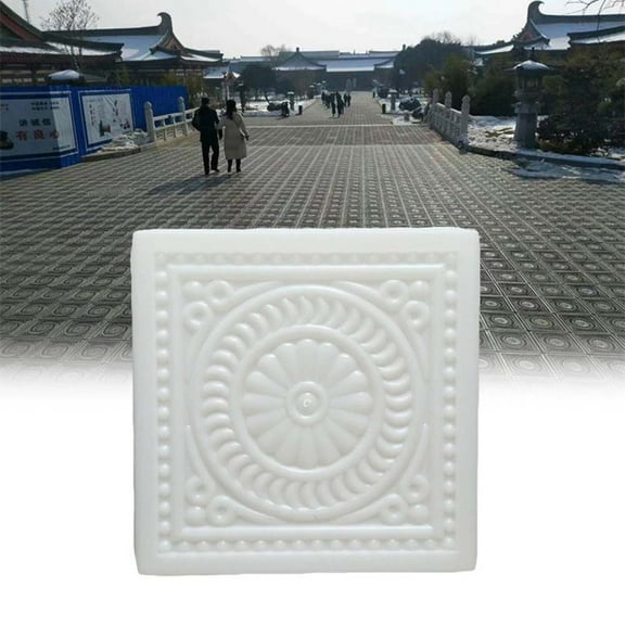 WRITWAA DIY Plastic Paver Molds for Garden Stepping Stones, Concrete Pathway Maker, Outdoor Patio Stone Mold