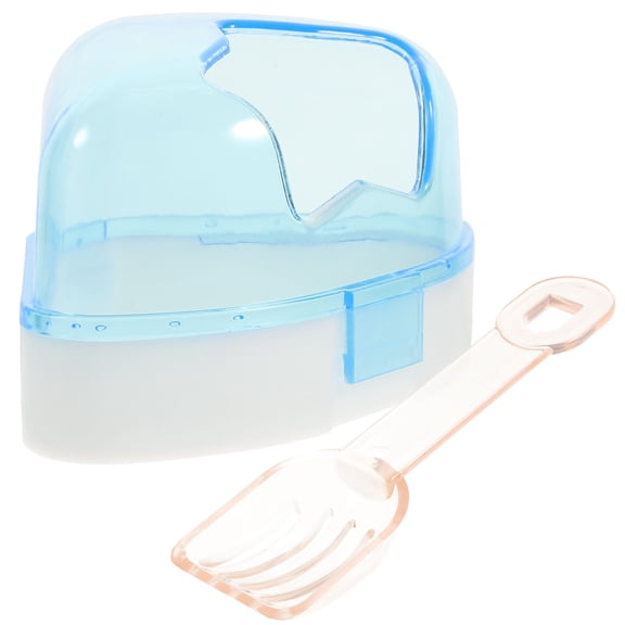 WRITWAA Plastic Hamster Bath Tub for Pets in Bathing 1Pack