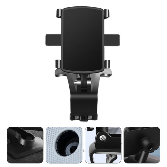 WRITWAA Phone Bracket for Drivers in Compact Black Design 1Pack