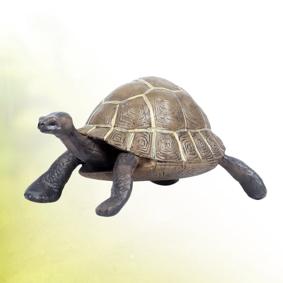 WRITWAA Cute Tortoise Animal Desktop Ornament Multi-Colored Decorative Figurine for Home Piece
