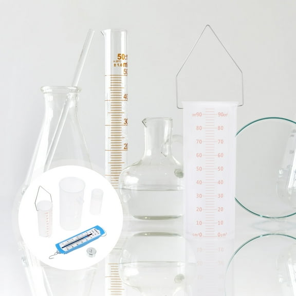 WRITWAA Buoyancy Experiment Kit Assorted Color Archimedes Principle Physics Teaching 1Set