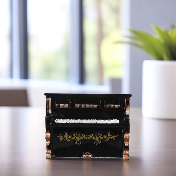 1pc Vintage Piano Flower Pot Ceramic Succulent Planter Retro Home Decor Desk Outdoor Bonsai Garden Cactus Resin Plant Pot