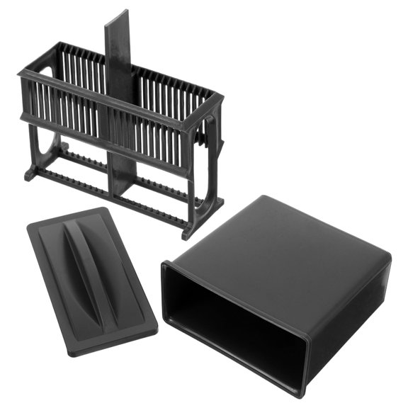 WRITWAA Space Saving Microscope Slide Rack Plastic Organizer for Labs