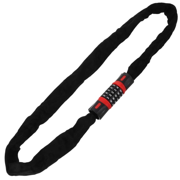 WRITWAA Multi Functional Portable Bike Lock Chain in Assorted Colors with Keys for Bike and Sports Gear