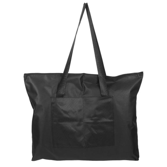 WRITWAA Handheld Black Art Portfolio Tote Bag with Wide Opening for Outdoor Sketching