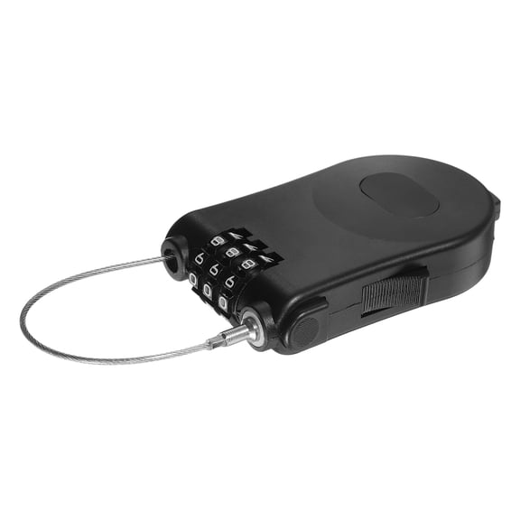 WRITWAA Digit Steel Wire Cable Combination Lock Retractable for Bike