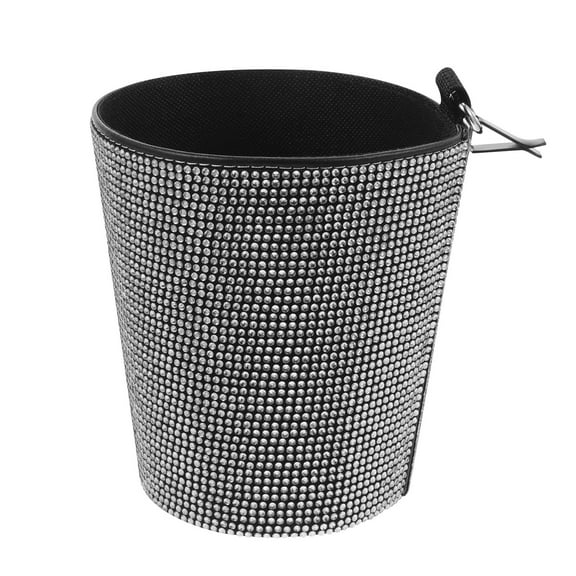 WRITWAA Portable White Small Trash Can for Car Air Vent Durable Car Storage Bin