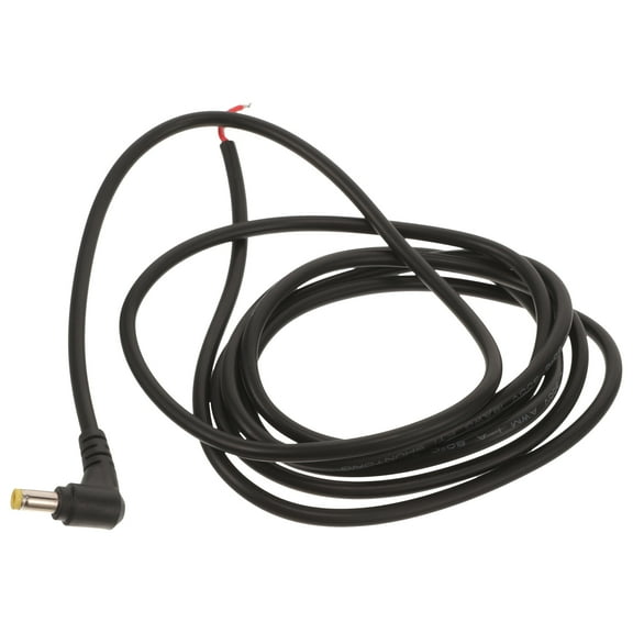 WRITWAA Dc Power Male Plug Jack to Bare Wire Cable Cord Copper Black for Computer Use