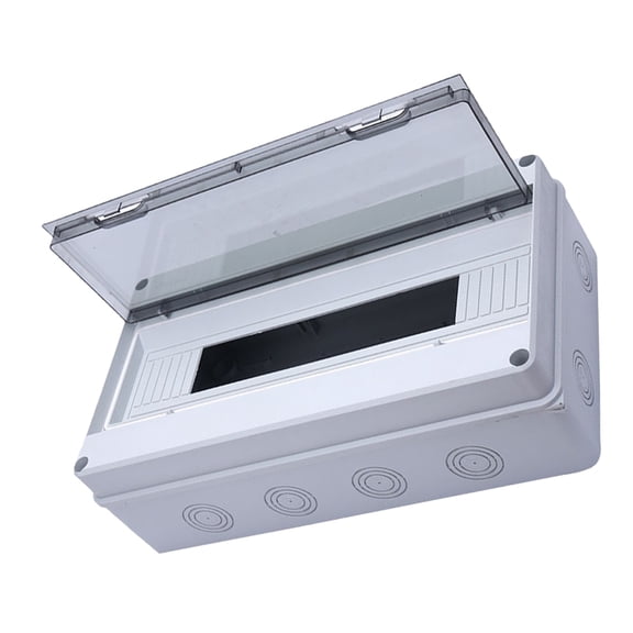 WRITWAA Sleek Grey ABS Breaker Box with Easy Installation for Storage