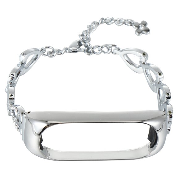 WRITWAA Elegant Silver Quick Release Metal Watch Band Compatible with Smart Watches