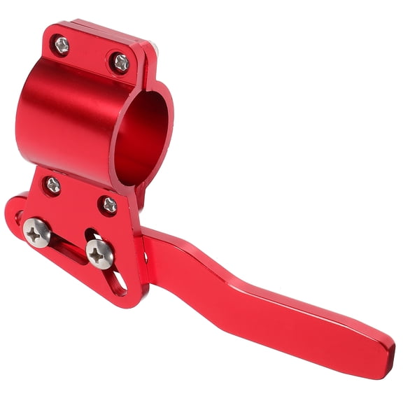 WRITWAA Red Car Steering Wheel Lever Extension Adjustable Metal Signal Pole for Easy Installation and Durable Use