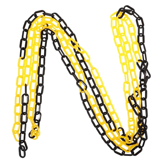 WRITWAA Adjustable Plastic Safety Chain Barrier for Traffic and Security Needs