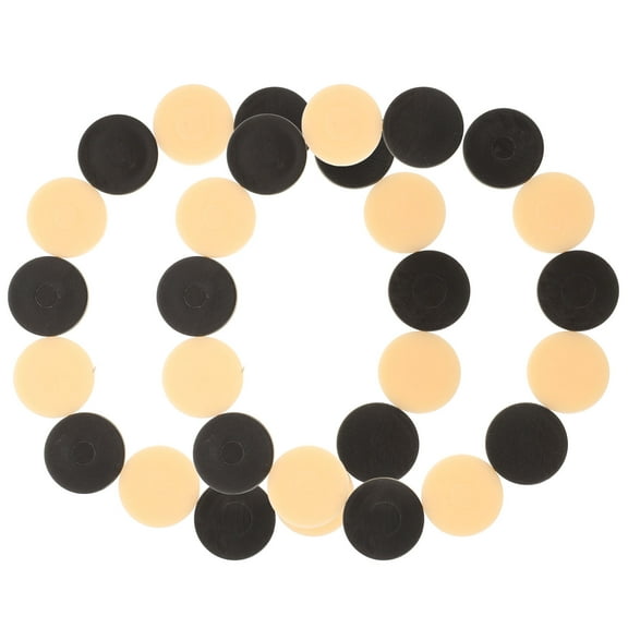 WRITWAA Checkers Pieces 32 Pcs Multi-Color Plastic Game Pieces for Board Games Family Fun