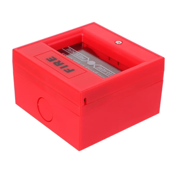 WRITWAA Red Plastic Emergency Stop Button for Industrial Safety Control