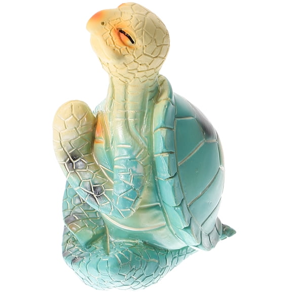 WRITWAA Multi-Color Resin Tortoise Ornament for Outdoor Garden Decor