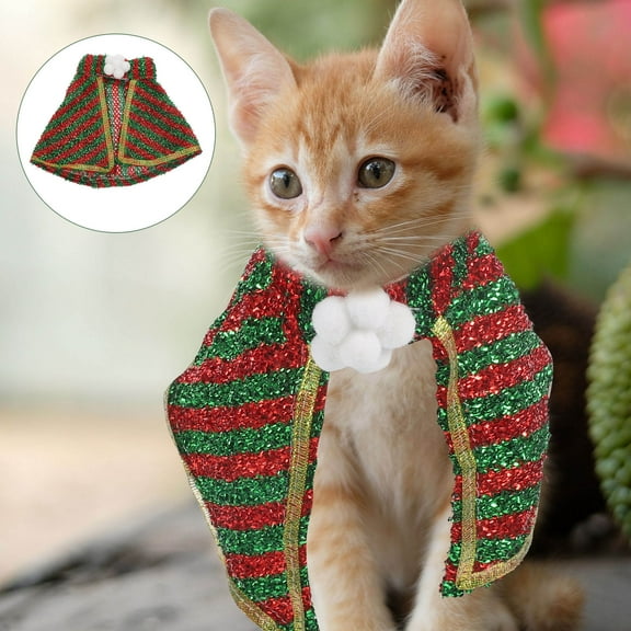 WRITWAA Adjustable Cute Cat Cloak Warm Comfortable Cape for Indoor Outdoor Photo Shoots