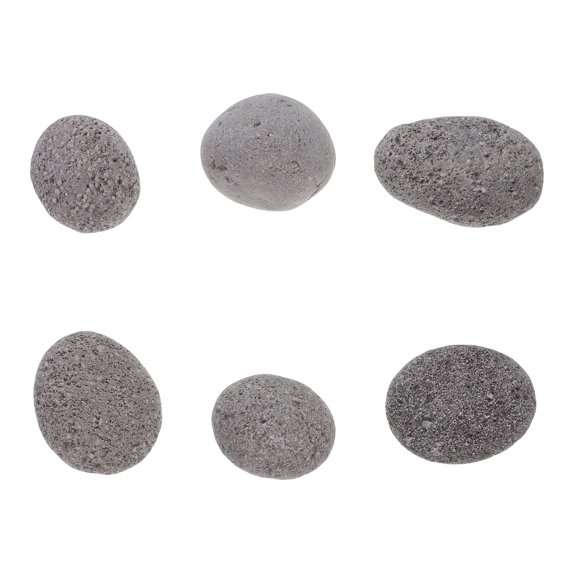 WRITWAA Natural Volcanic Rocks for Fire Pit, Reusable Grey Stones for Fireplace, Outdoor Landscaping Decorative Rocks