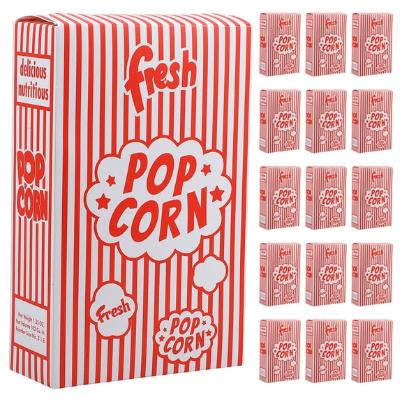 WRITWAA Multi Popcorn Boxes Reusable for Parties and Storage Lightweight 25Pcs
