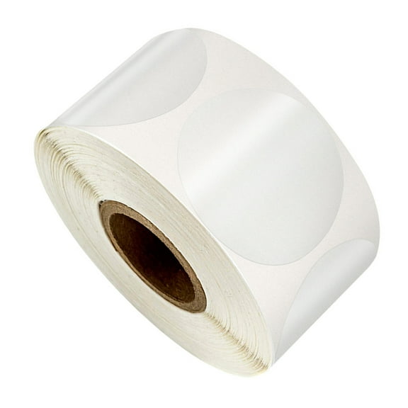 WRITWAA Round Sticker Roll DIY Stickers BOPP Transparent Special Events 500 Pcs