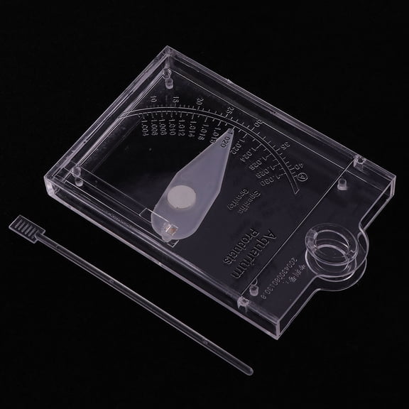 WRITWAA Professional White Hydrometer Salinity Gravimeter for Aquarium Fish Pond Easy to Read