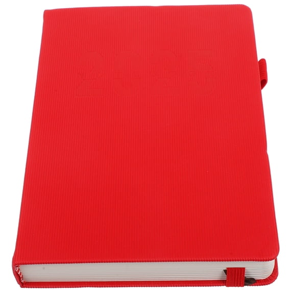 WRITWAA Scheduling Book Paper Red Weekly Scheduler for Adults 1Pack