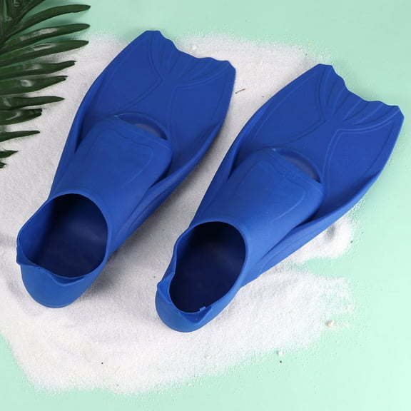 WRITWAA Open Heel Fins Blue Premium Tpr Material Fast Natural Kick 1Pair
