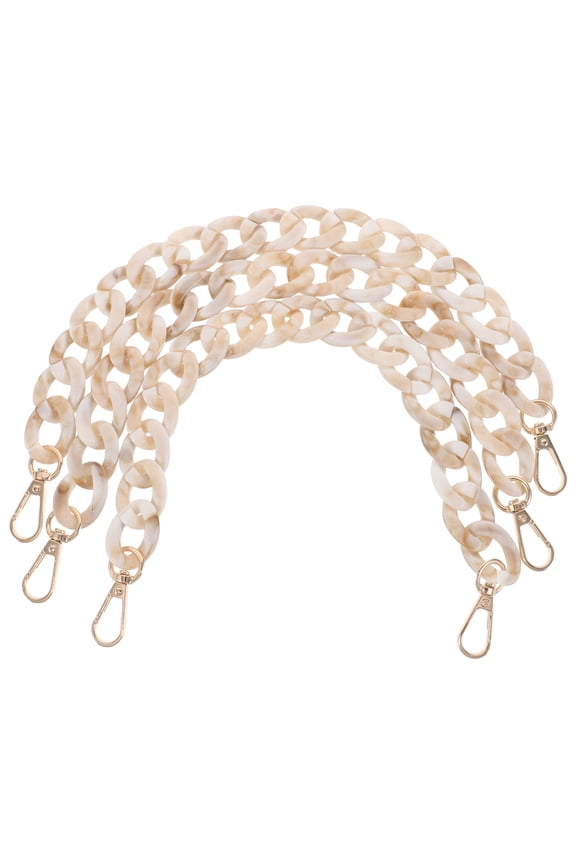 3-Pack Resin Chain Bag Strap Extenders, Multipurpose Accessories for Handbags, Phones, Keychains, and More