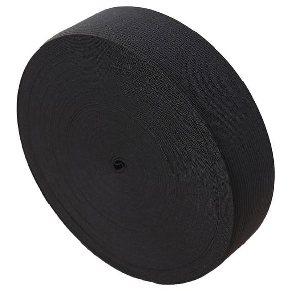 WRITWAA Black TPU Elastic Cord Spool 1 Roll Stretch Sewing Elastic for Crafts and Projects