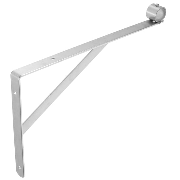 WRITWAA Shelf Brackets for Clothes Hanger Clothes Rod Rack Stainless Steel 1Pack