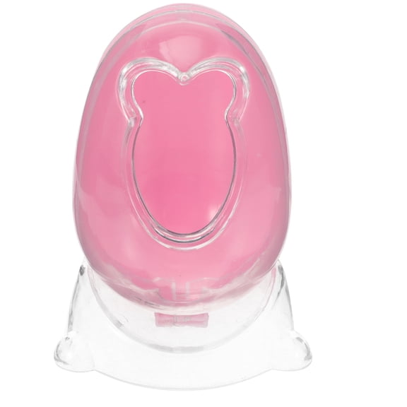 WRITWAA Small Pet Hamster Sand Bath Container Pink Plastic Bathtub for Gerbils Chinchillas