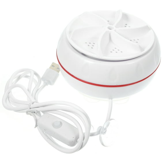 WRITWAA Smart Portable Mini Washer White Small Laundry Machine with Stable Cup for Delicate Clothes