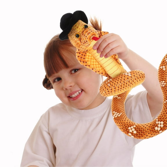 WRITWAA Black Soft Snake Toy for Prop Use, Includes 1 Piece