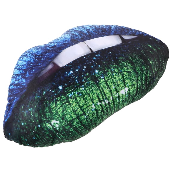 WRITWAA Soft Plush Lip Pillow Decorative Throw Cushion for Couch Bed with Removable Cover