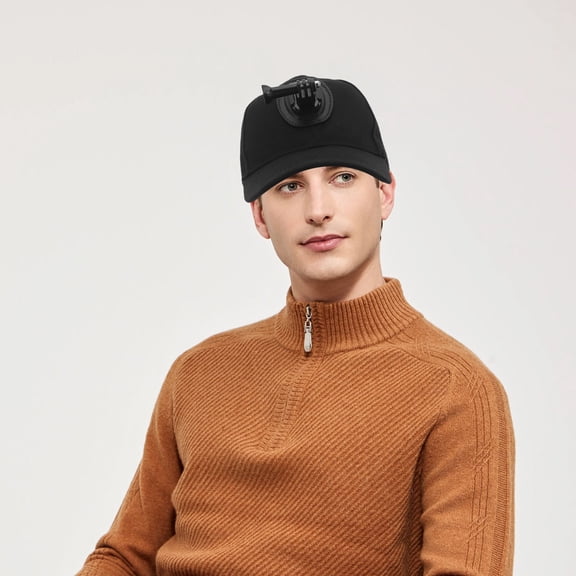 WRITWAA Sports Camera Baseball Cap with Breathable Cotton Fabric for Running and Travel
