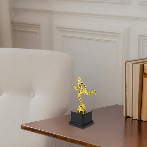 WRITWAA Sports Day Trophy Golden Trophy Model Plastic for Participants in Awards Ceremony 1Pcs