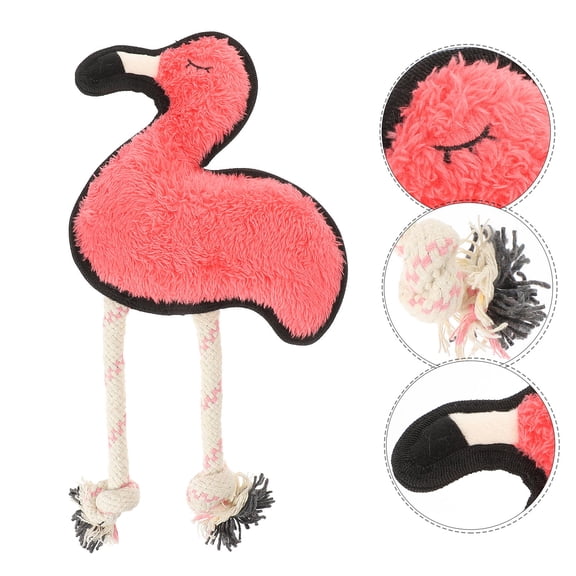 WRITWAA Squeaky Dog Chew Toy Multi Plush for Dogs Indoor Playing 1 Set