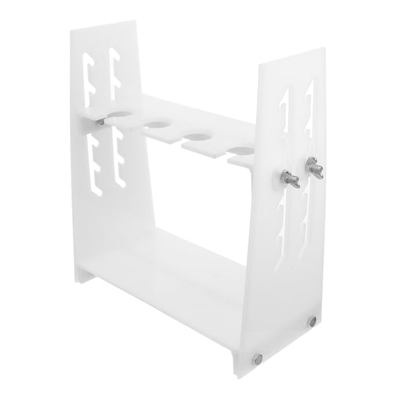 WRITWAA White Laboratory Funnel Stand with Dampening for Accurate Scientific Separation and Precise Lab Use