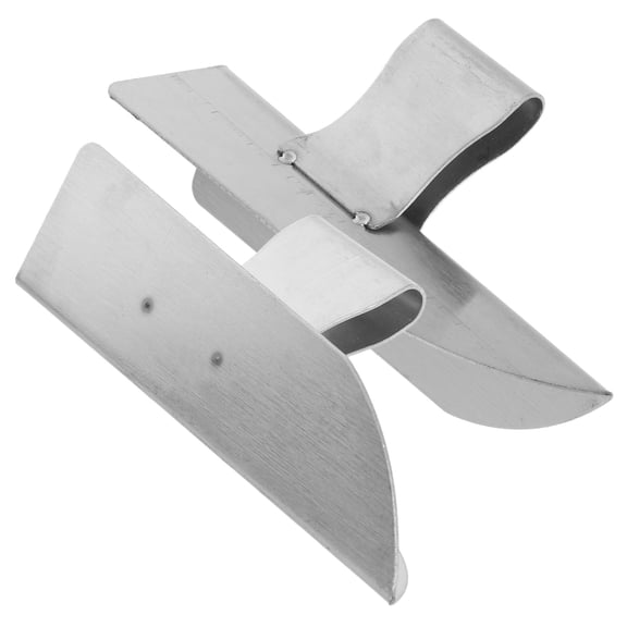 WRITWAA 2Pcs Ergonomic Stainless Steel Corner Trowel Drywall Tool for Uniform Coverage and Smooth Finishing